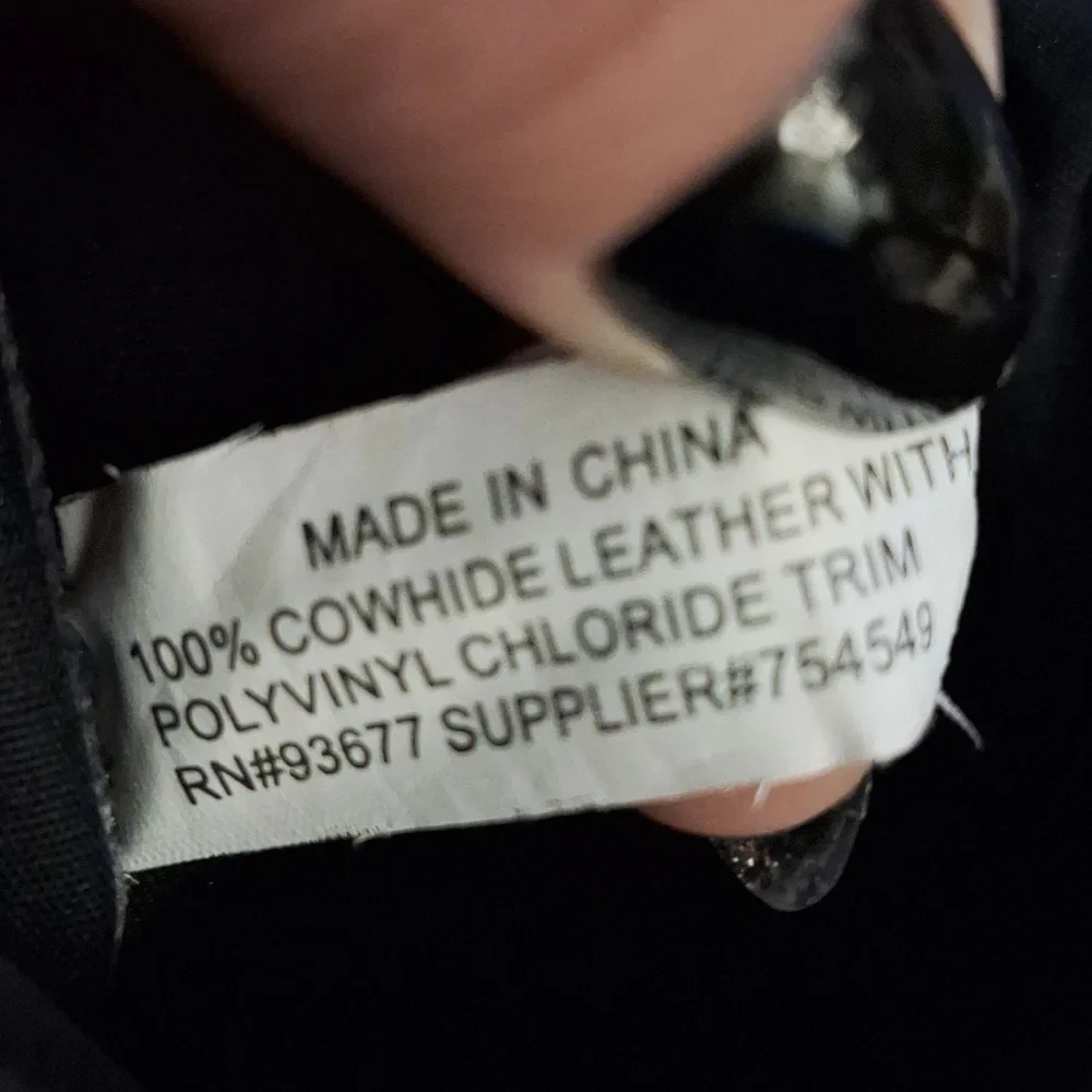 Black leather bag - Picture 7 of 7